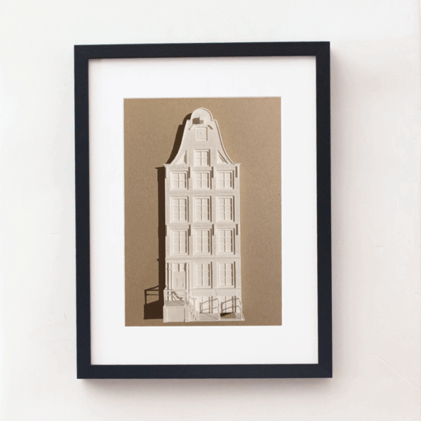 3D Print van Jouw Huis 3D Huis - Groot Zonder Lijst