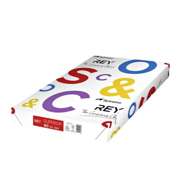 Kopieerpapier rey superior a3 80gr wit | 5 stuks