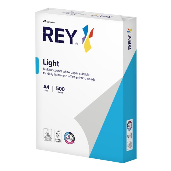 Kopieerpapier Rey Office Light A4 75gr wit 500 vel | 5 stuks