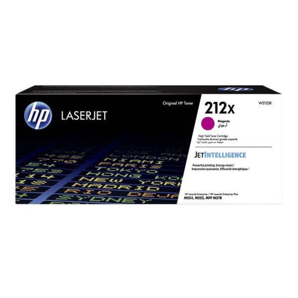 Tonercartridge hp w2123x 212x rood
