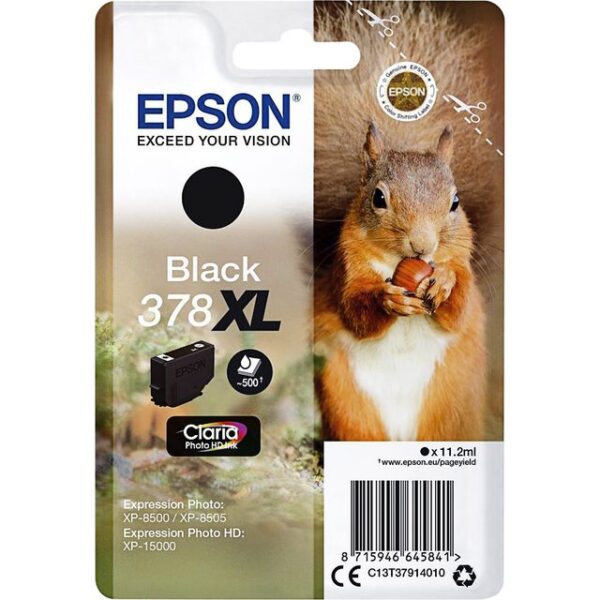 Inktcartridge Epson 378XL T3794 zwart