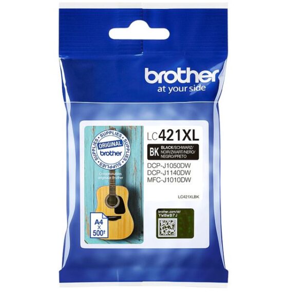 Inktcartridge Brother LC-421XLBK zwart