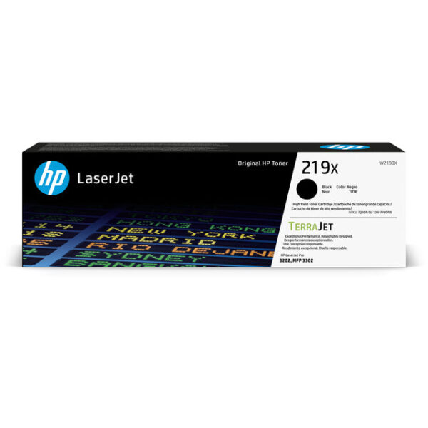 Tonercartridge hp w2190x 219x zwart