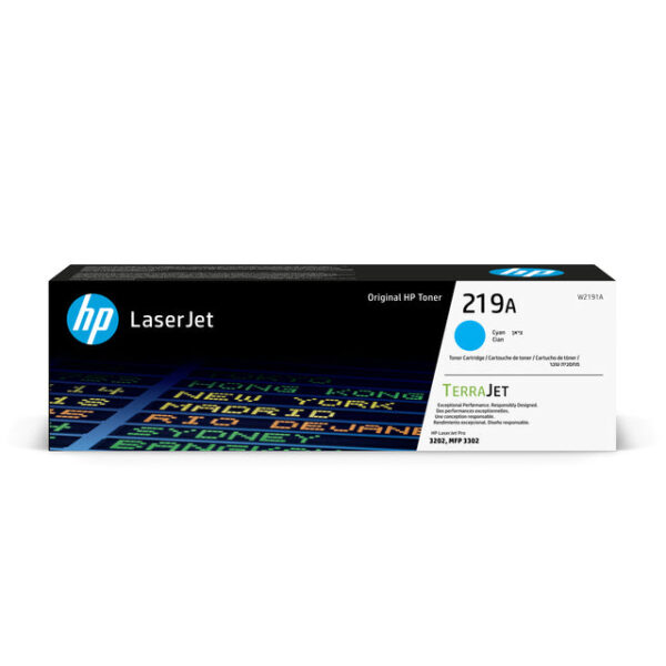 Tonercartridge hp w2191a 219a blauw