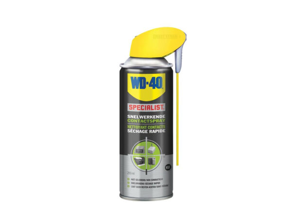 Wd40 Contactspray specialist 250 ml zwart/rood