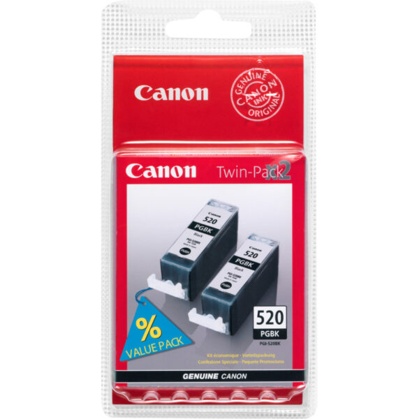 TwinPack PGI-520BK Inkt