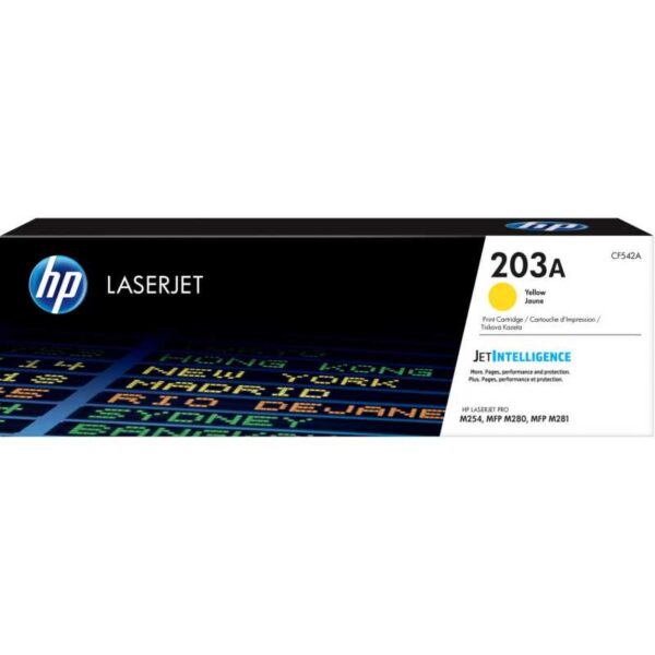 203A gele LaserJet tonercartridge (CF542A) Toner