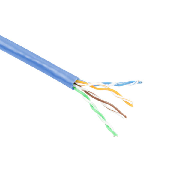 ACT EP860H CAT6 U/UTP PVC Patchkabel Soepel Blauw - 100 meter
