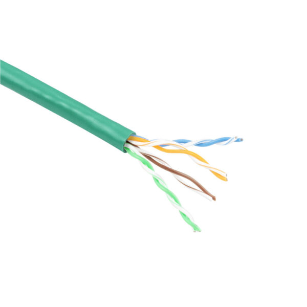 ACT EP870H CAT6 U/UTP PVC Patchkabel Soepel Groen - 100 meter