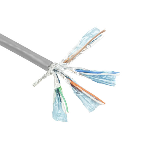 ACT FP700B CAT 6A S/FTP PVC Patchkabel Grijs - 305 meter