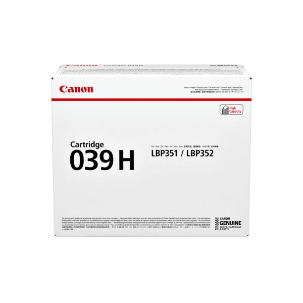 Tonercartridge Canon 039H zwart