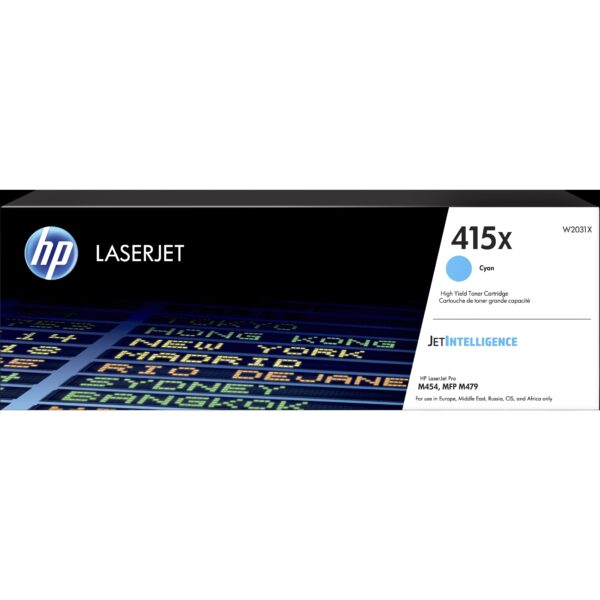 Tonercartridge hp w2031x 415x blauw