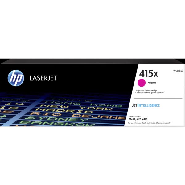 Tonercartridge hp w2033x 415x rood