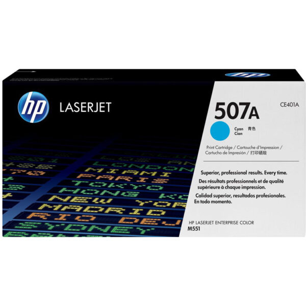 507A cyaan LaserJet tonercartridge (CE401A) Toner