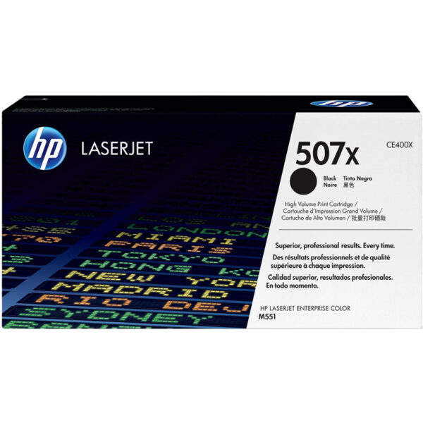 507X zwarte LaserJet tonercartridge (CE400X) Toner