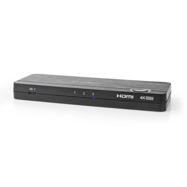Nedis VCON6430AT Hdmi™-converter Usb-c™ Female / 2x Hdmi™ Input / 4x Usb A Female 1x Hdmi™ Output 1-weg 4k@60hz 18 Gbps Abs Antraciet
