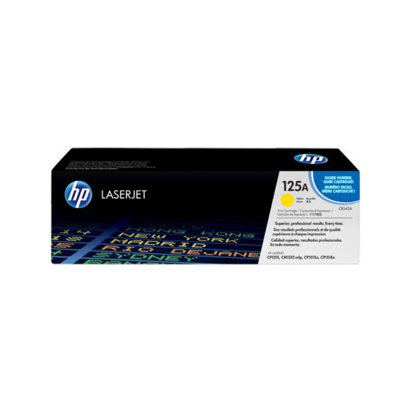 125A gele LaserJet tonercartridge (CB542A) Toner