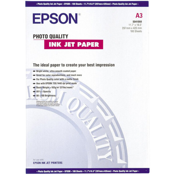 Photo Quality Ink Jet Paper A3 Fotopapier