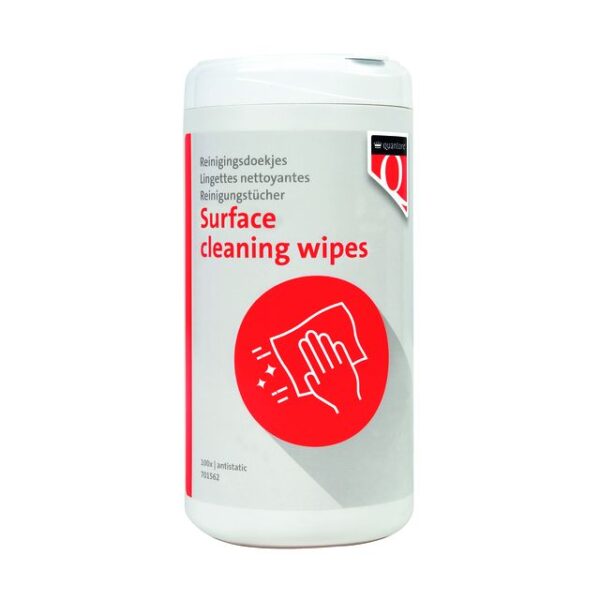 Reinigingsdoekjes Quantore dispenser à 100 universele doekjes | 12 stuks
