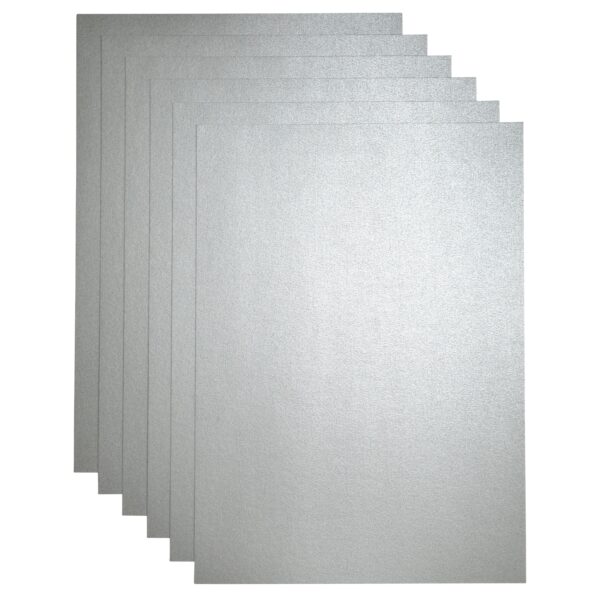 Kopieerpapier Papicolor A4 120gr 6 vel metallic zilver
