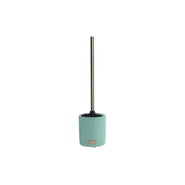Toiletborstel DKD Home Decor Cement Roestvrij staal Groen 10 x 10 x 36 cm