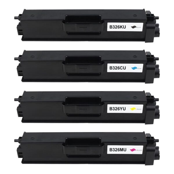 Brother TN-326BK/C/M/Y Alternatieve Toner Cartridges (Magenta, Geel, Cyaan, Zwart)