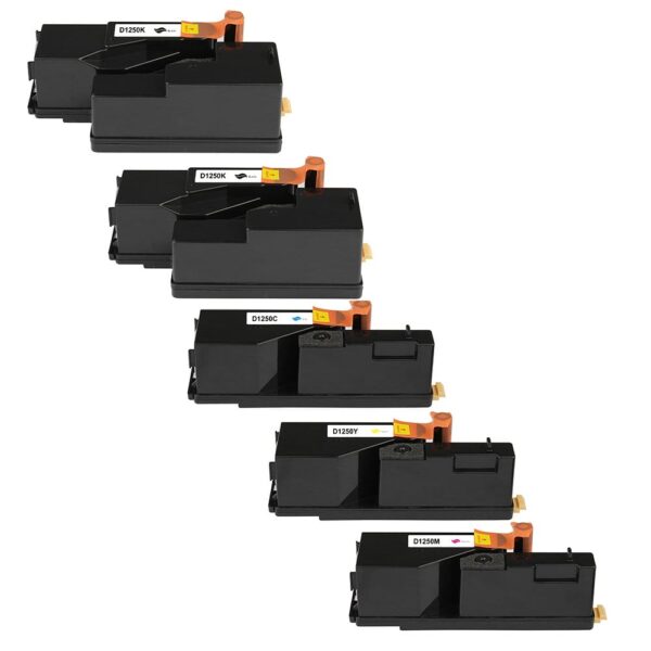 Dell 593-11016/11021/11018/11019 Toner Cartridges - Zwart, Cyaan, Magenta, Geel