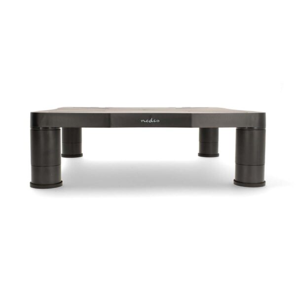 Nedis Monitorstandaard | Ergonomie: Yes | Maximaal draagvermogen: 18 kg | Universeel | Verstelbare hoogte: Ja - ERGOAMS110BK