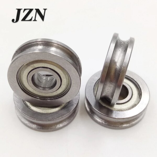 Free shipping (10Pcs/lot) 3D Printers Extruder Parts U-groove idler pulley belt pulley bearing U604ZZ u ditch 604U 4*13*4mm