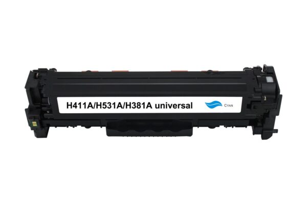 **carHP CE411A/CC531A/CF381A Toner Cartridge Cyaan - 2800 Pagina&apos;s Kleurafdrukken**