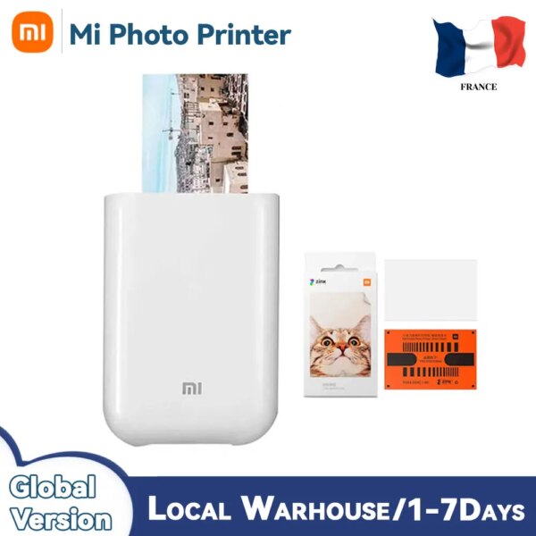 Xiaomi Draagbare Foto Printer Mini Ar Printer Mijia 300Dpi Foto Pocket Foto Printer Met Diy Delen