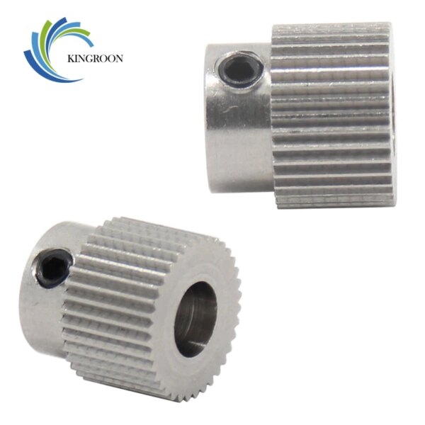 MK7 MK8 Gear 36 tooth Extruder Feeder Driver Teeth Pulley Bore 5mm 3D Printers Parts 36Teeth Tooth Wheels Part Stainless Steel