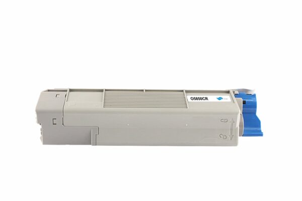 Oki 43865723 Toner Cartridge Cyaan - 6000 Pagina's voor C5850, C5950, MC560