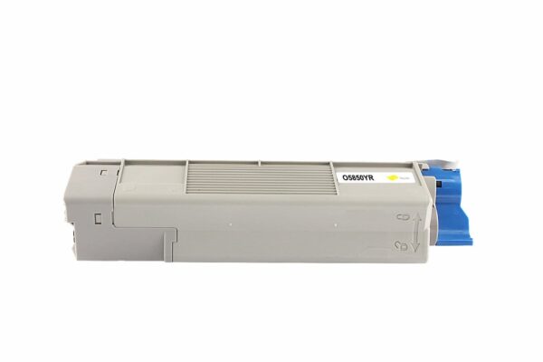 Oki 43865721 Toner Cartridge Geel voor C5850, C5950, MC560 - 6000 Pagina's