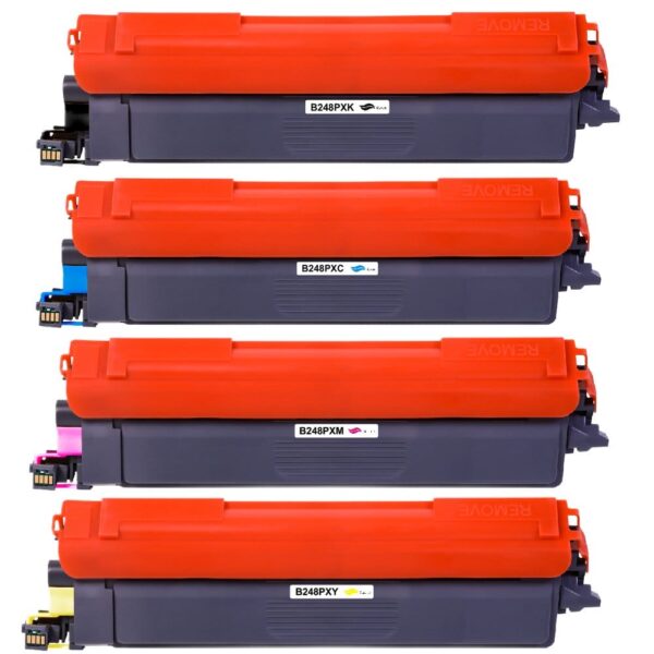 Set van 4x Compatibele Toners voor Brother TN-248 TN-248XL 9.900 pagina&apos;s