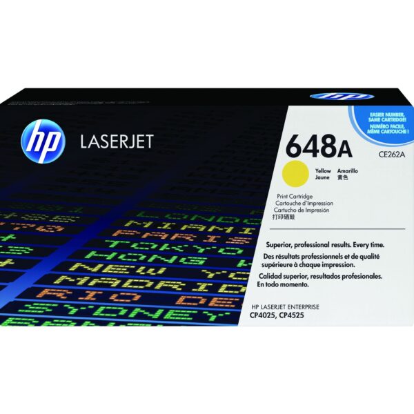 Tonercartridge hp ce262a 648a geel