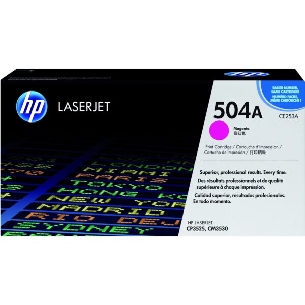Tonercartridge hp ce253a 504a rood