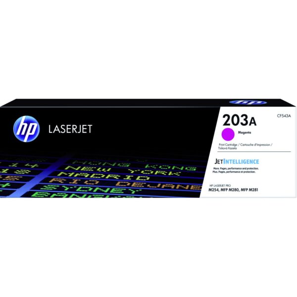 Tonercartridge hp cf543a 203a rood