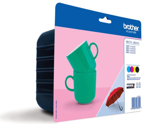 Brother inktcartridge, 1.200 pagina&apos;s, OEM LC-227XLVAL, 4 kleuren