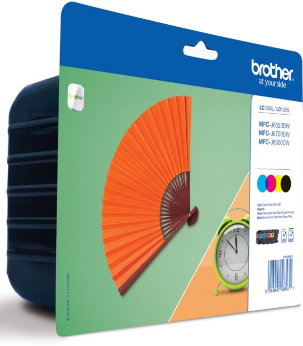 Brother inktcartridge, 2.400 pagina&apos;s, OEM LC-129XLVALBPDR, 4 kleuren