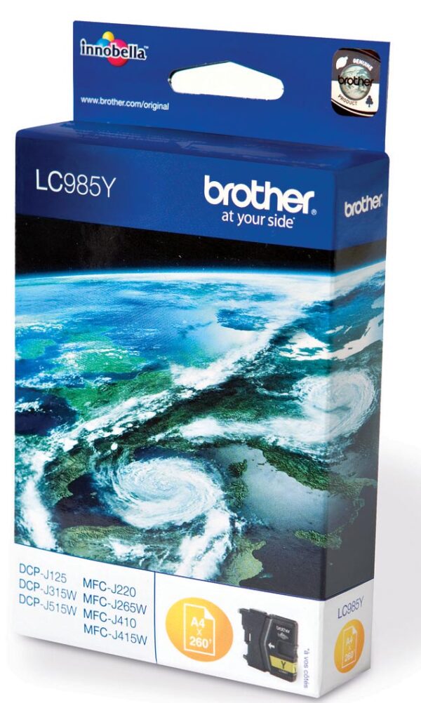 Brother inktcartridge, 260 pagina&apos;s, OEM LC-985Y, geel