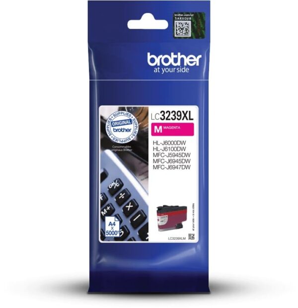 Brother inktcartridge, 5.000 pagina&apos;s, OEM LC-3239XLM, magenta
