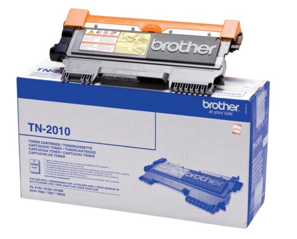 Brother toner, 1.000 pagina&apos;s, OEM TN-2010, zwart