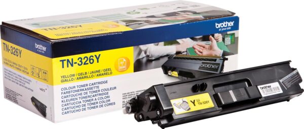 Brother toner, 3.500 pagina&apos;s, OEM TN-326Y, geel