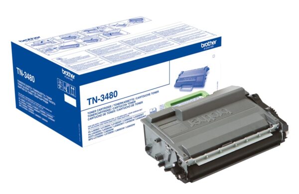Brother toner, 8.000 pagina's, OEM TN-3480, zwart