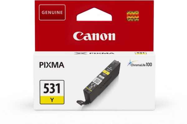Canon inktcartridge CLI-531, 515 pagina's, OEM 6121C001, geel