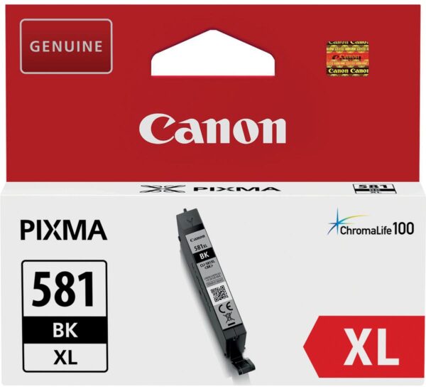 Canon inktcartridge CLI-581BK XL, 520 foto's, OEM 2052C001, zwart