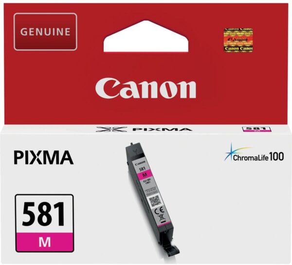 Canon inktcartridge CLI-581M, 237 foto&apos;s, OEM 2104C001, magenta
