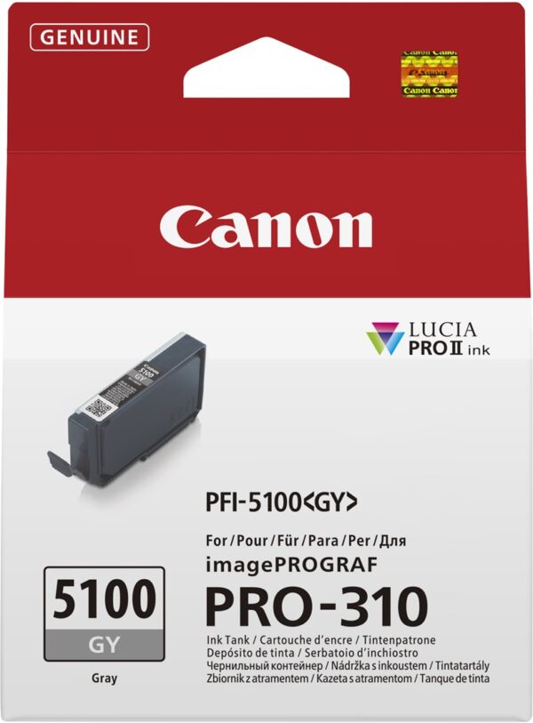 Canon PFI-5100 GY Grey Inkt voor Prograf Pro 310