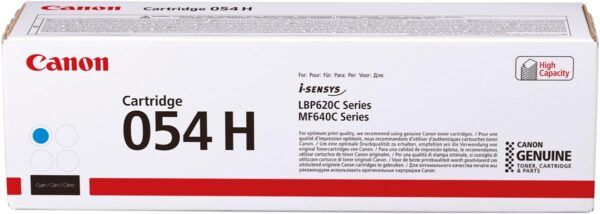 Canon toner 054H, 2.300 pagina&apos;s, OEM 3027C002, cyaan